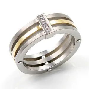 0126-02 Boccia Titanium Ring