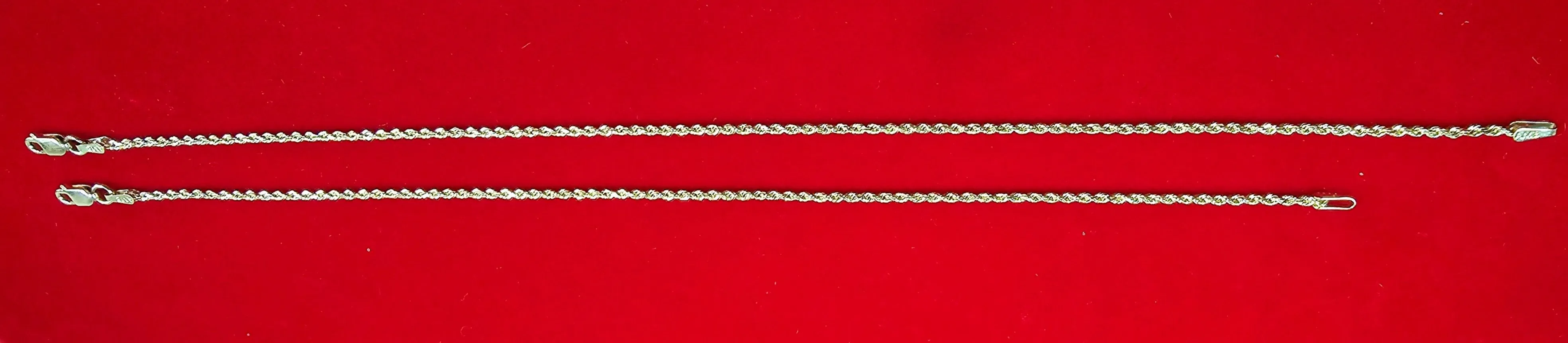 10K Real Gold Solid Diamond Cut 3.5MM Bracelet for Men/ Women