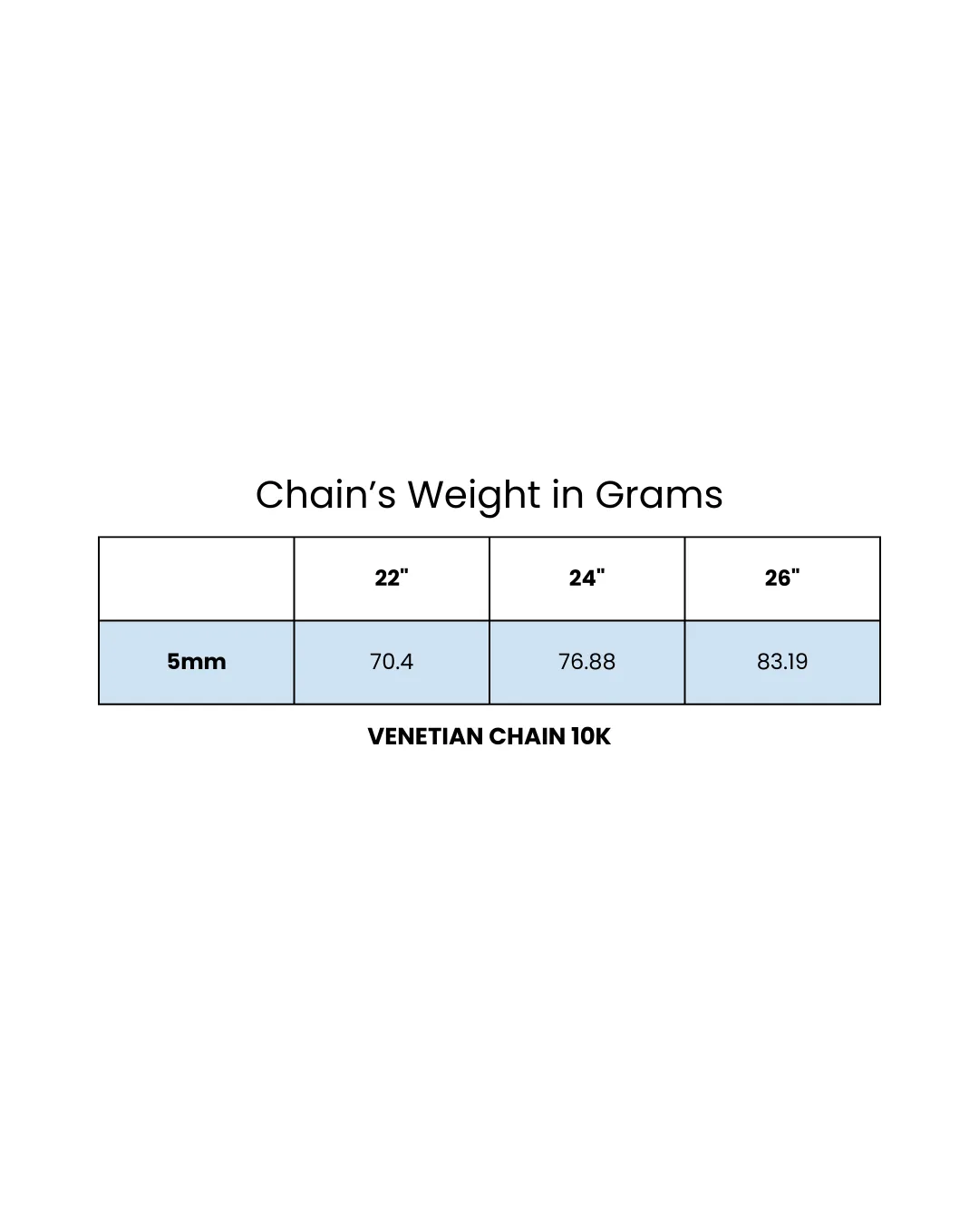 10K Solid Venetian Chain (Yurman)