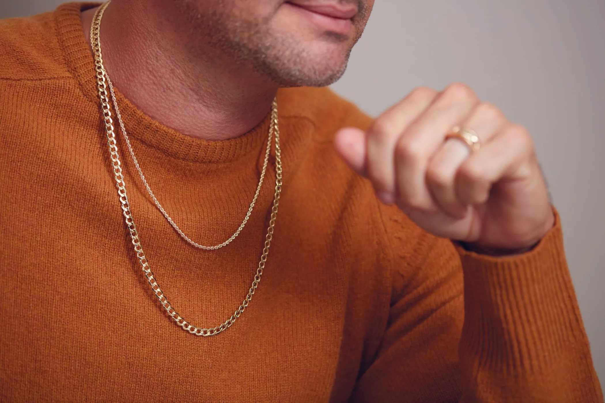14K Gold Hollow Rope Chain