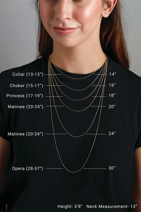 14K Gold Hollow Rope Chain