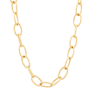 14k Italian Gold Oval Link Chain -FRF085802Y17