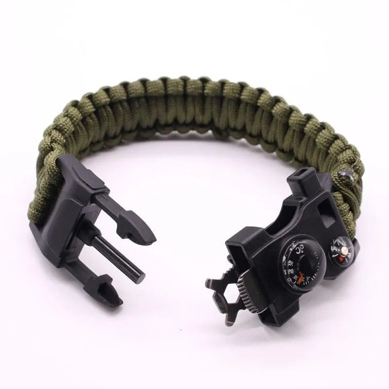 15 in 1 Multifunctional Outdoor Survival Bracelet