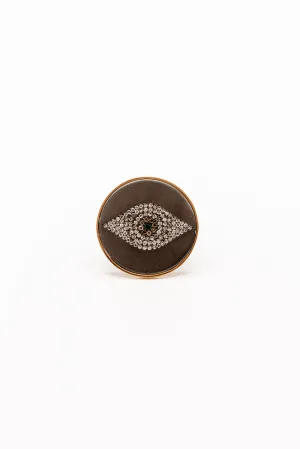 18K Rose Gold and Titanium Dawn Ring