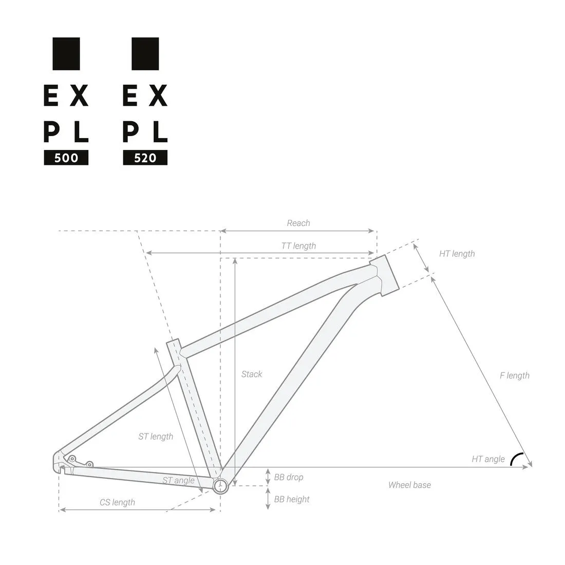 29" Mountain Bike Touring Bike 520-Grey