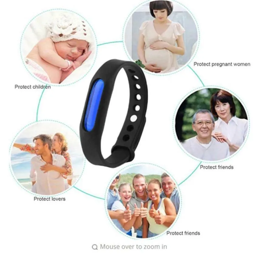 5 Pcs Repello - Human anti-flea, tick, & mosquito bracelet (advanced protection)