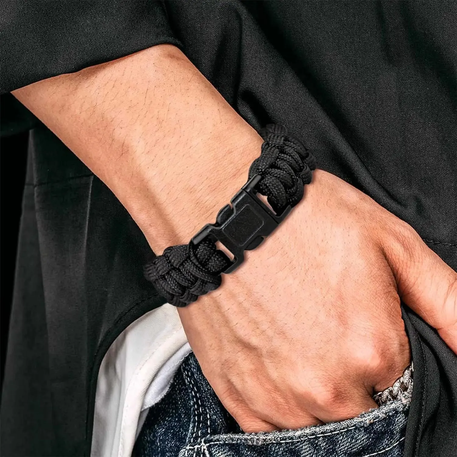 7 Strand 4mm Tactical Parachute Cord Survival Bracelets