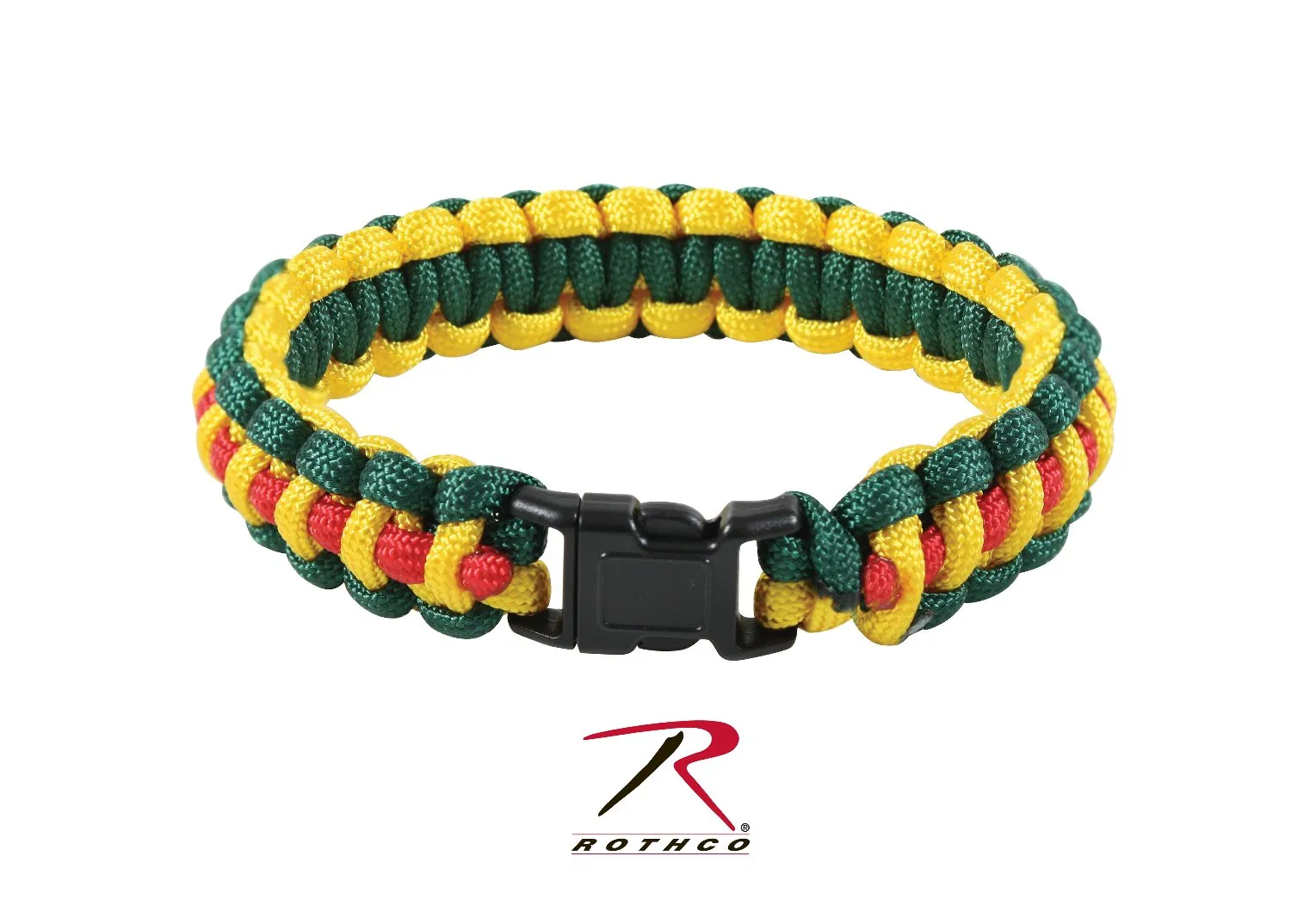 941 Rothco Multi-Colored Paracord Bracelet