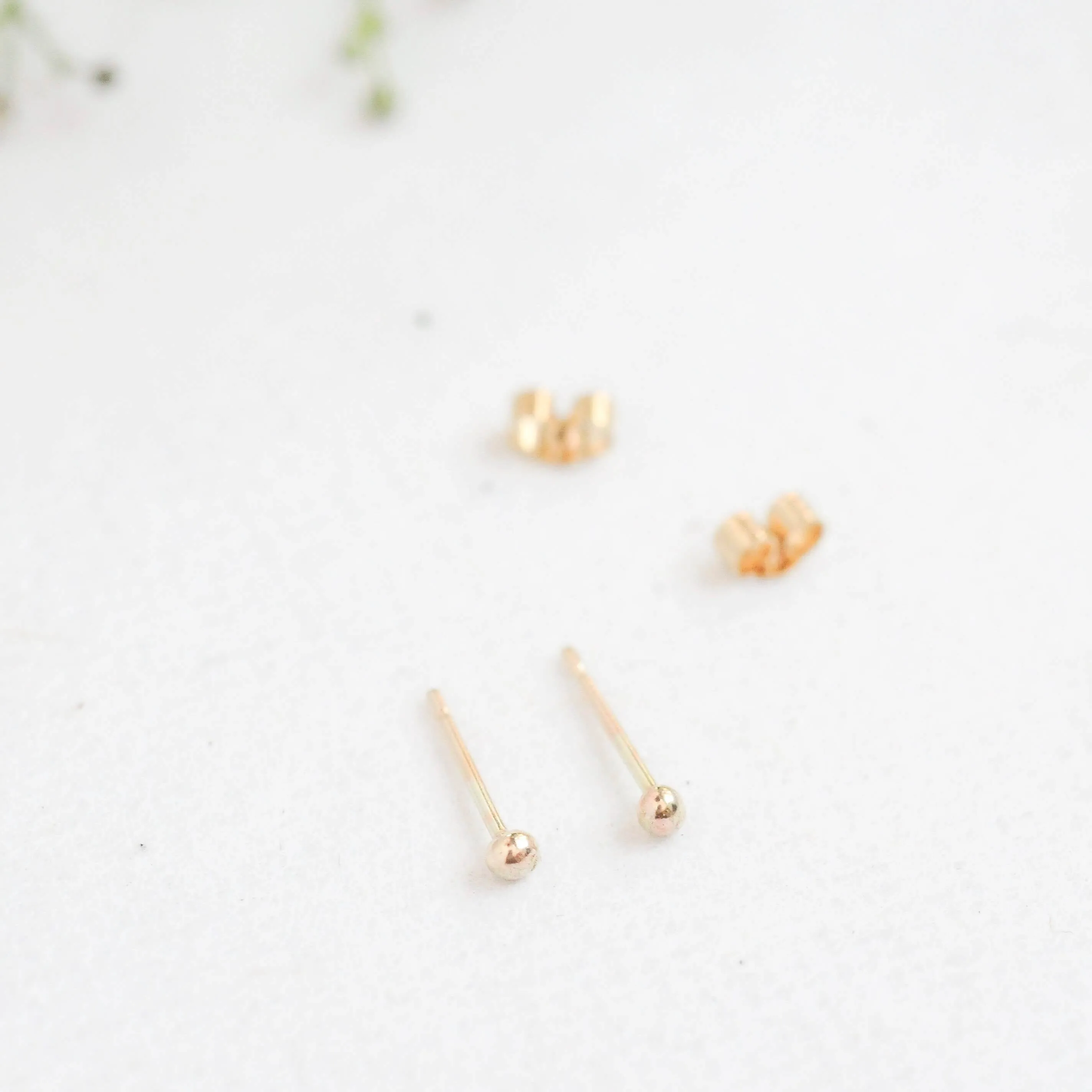 9ct Gold Tiny Studs