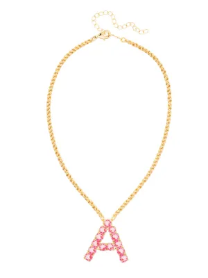 A Initial Rope Pendant Necklace - NFK20BGETP