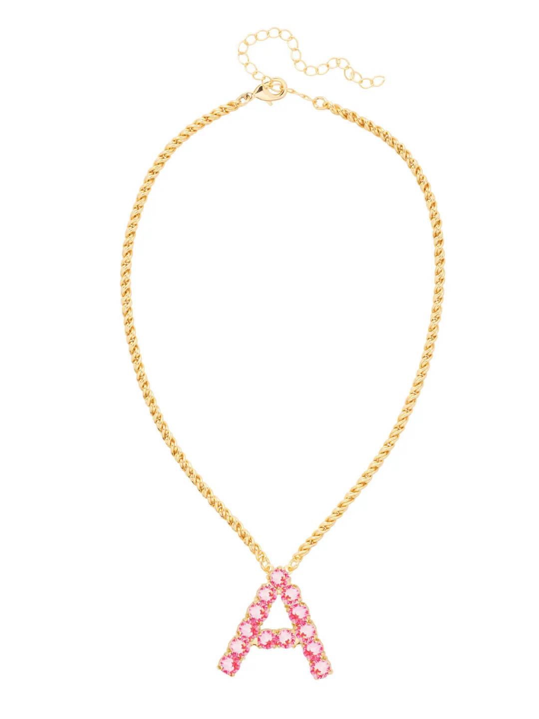 A Initial Rope Pendant Necklace - NFK20BGETP