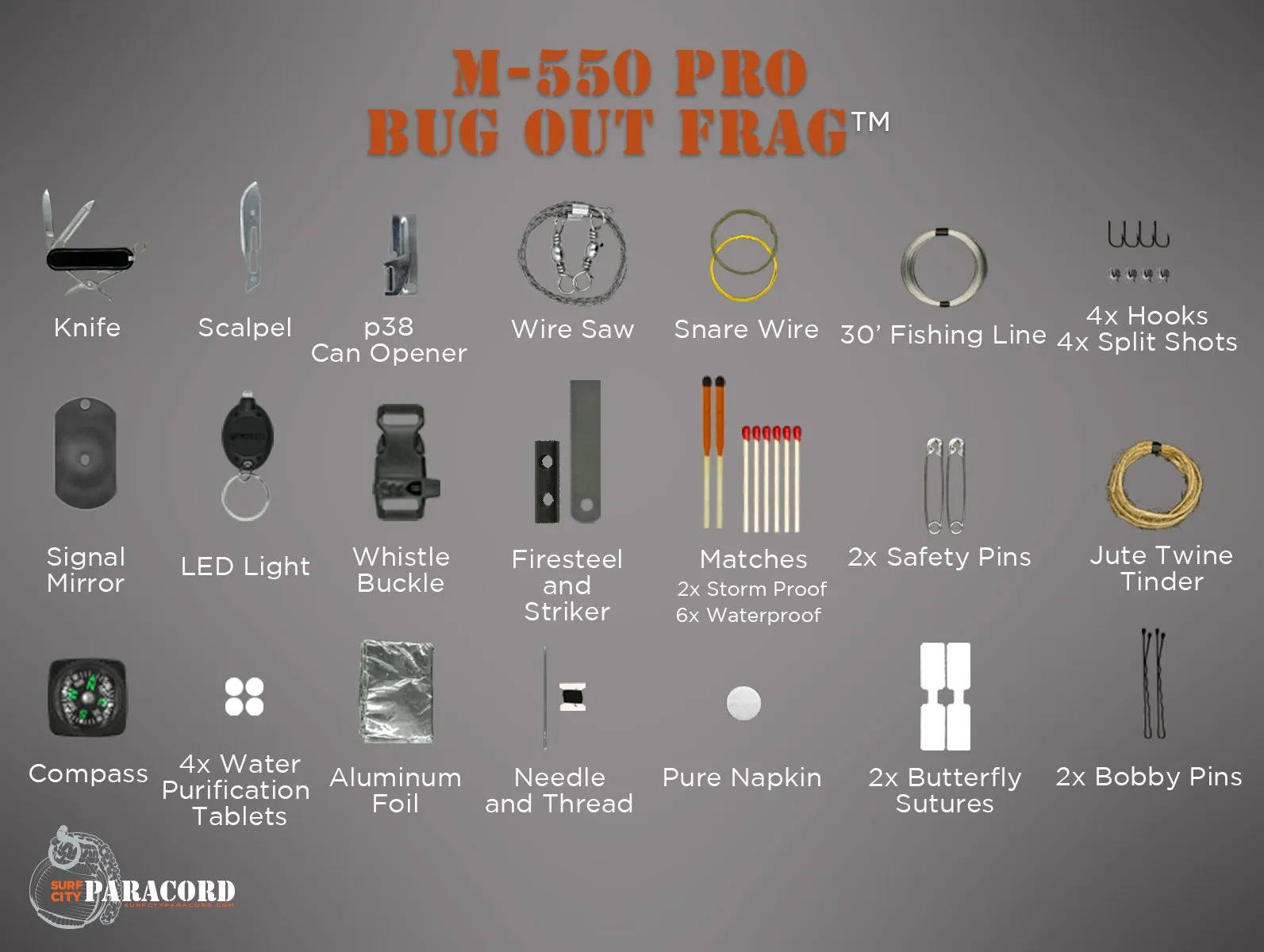 ACME Paracord Survival Kit (Pro)