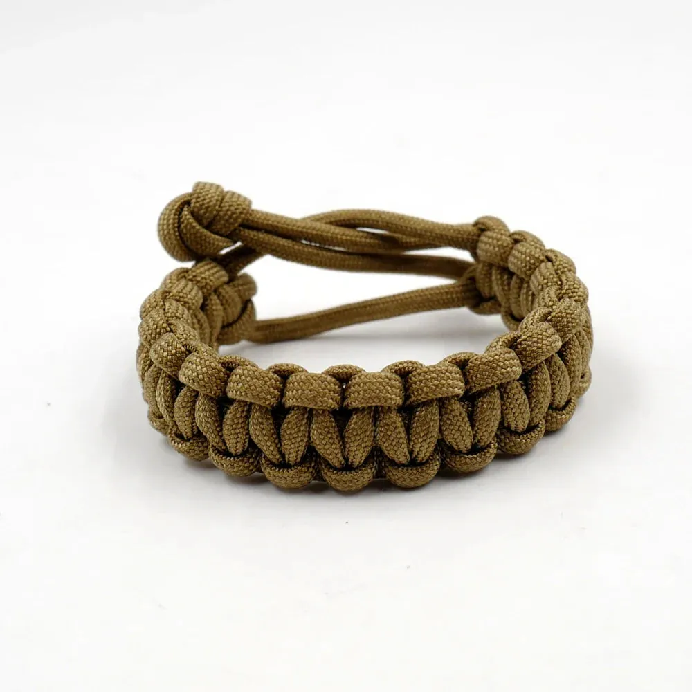 Adjustable Survival Paracord Bracelet