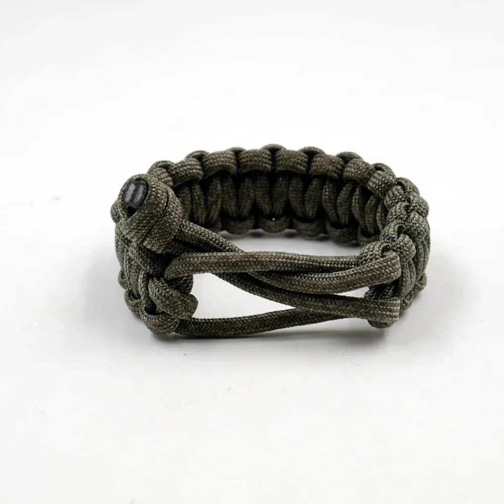 Adjustable Survival Paracord Bracelet