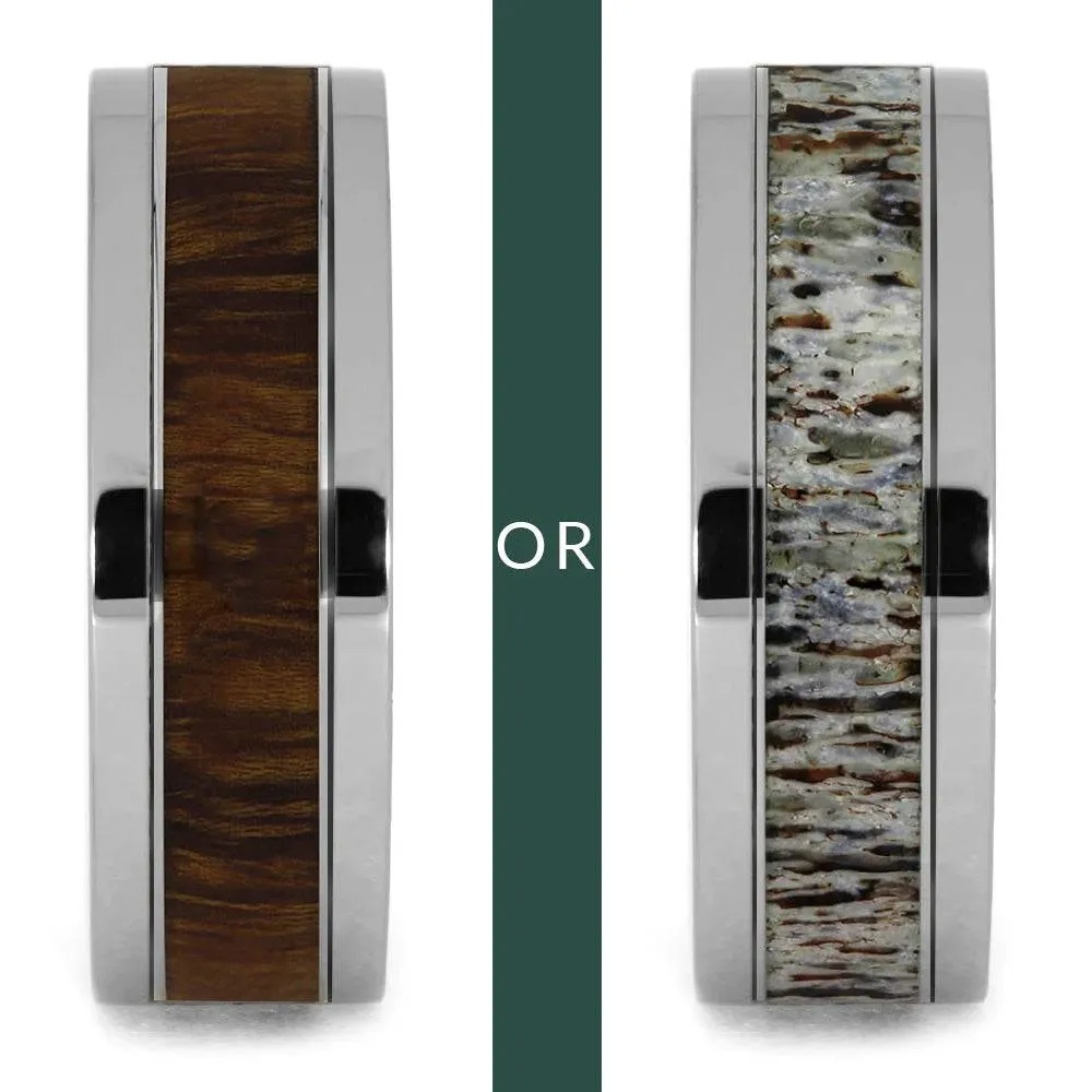 Antler & Ironwood Modular Titanium Ring Set