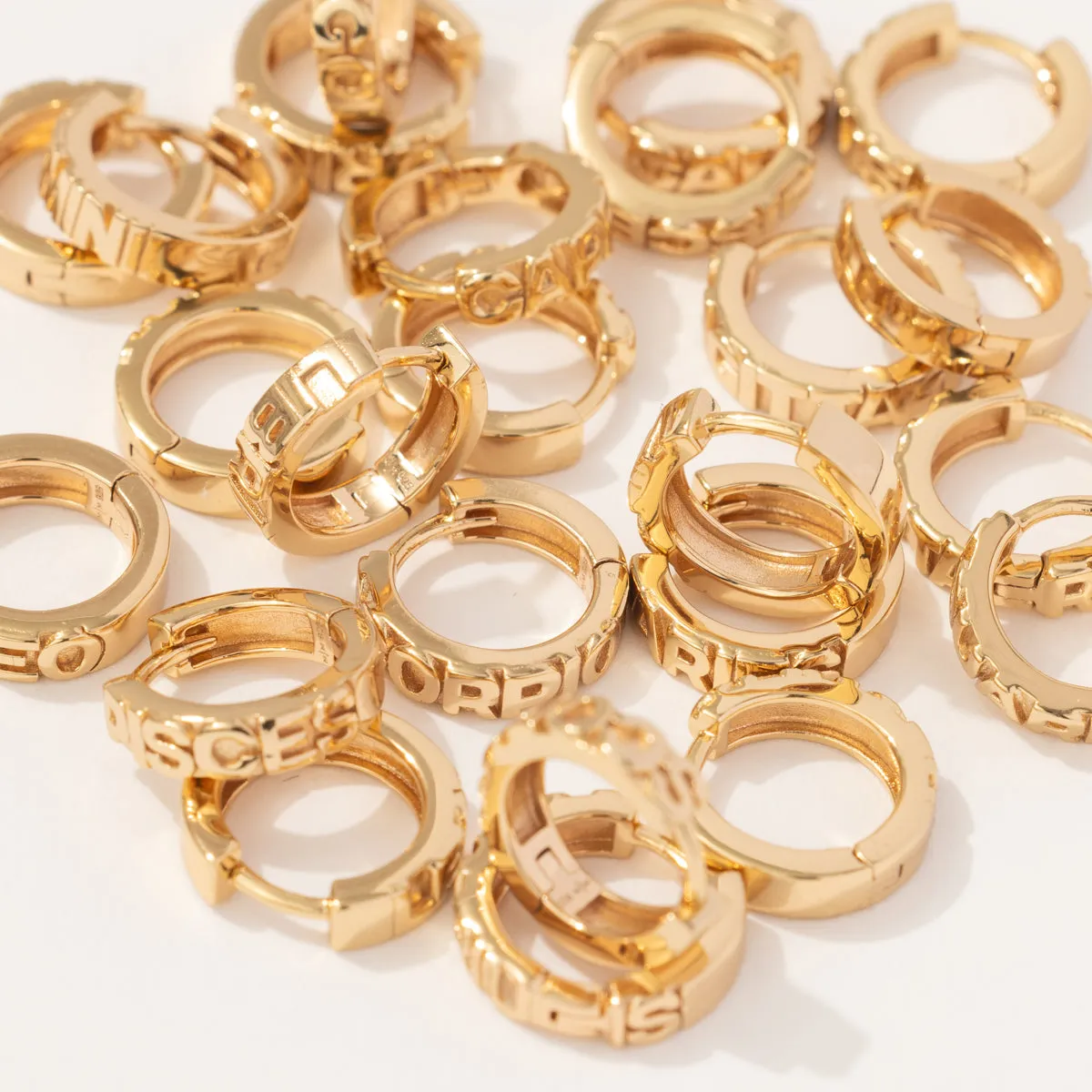 Aries Huggie Hoop Earrings | Final Sale
