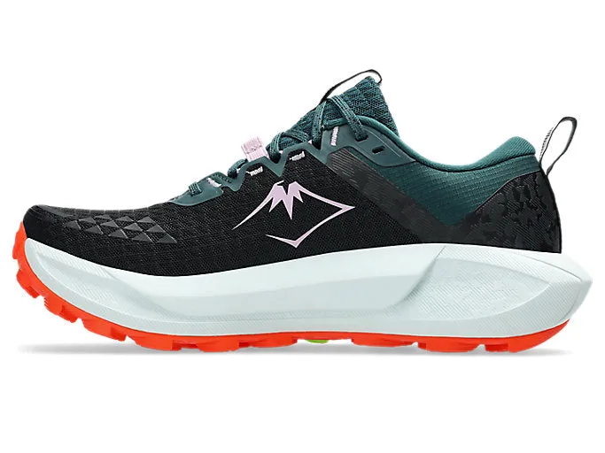 Asics Gel Trabuco 13 (B Width) - Black/Nova Orange (Womens)