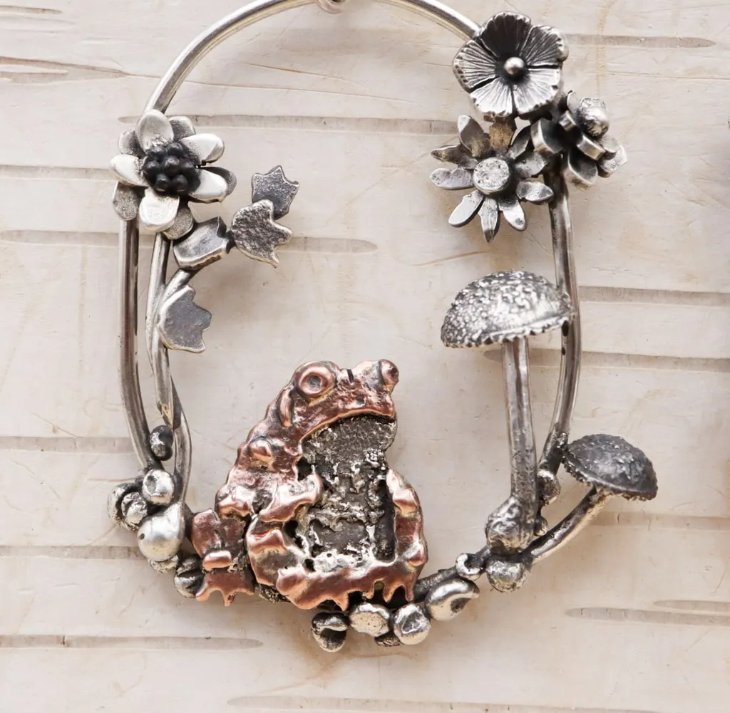 Baby Toadlet Hoop Earrings