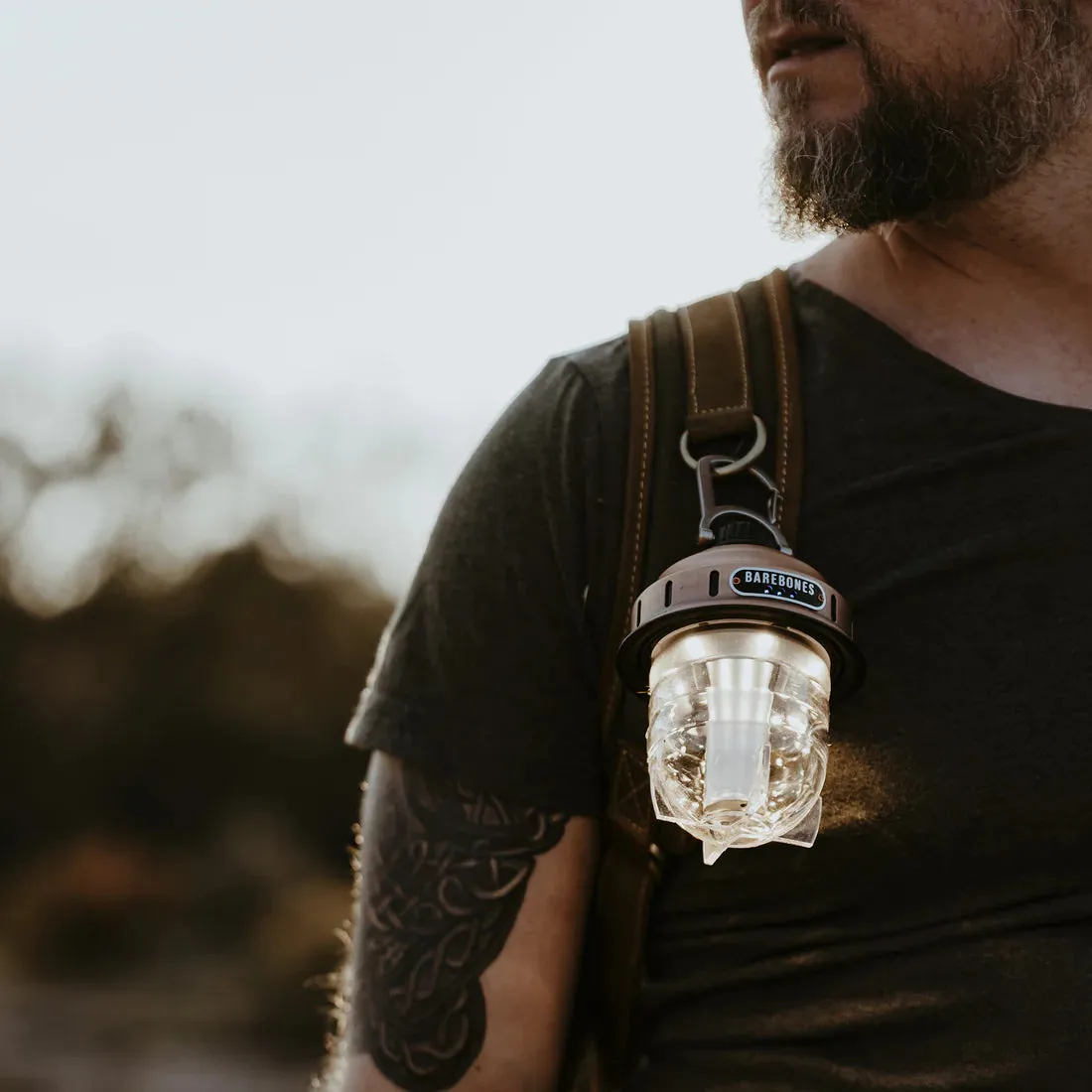 Barebones Beacon Hanging Lantern copper
