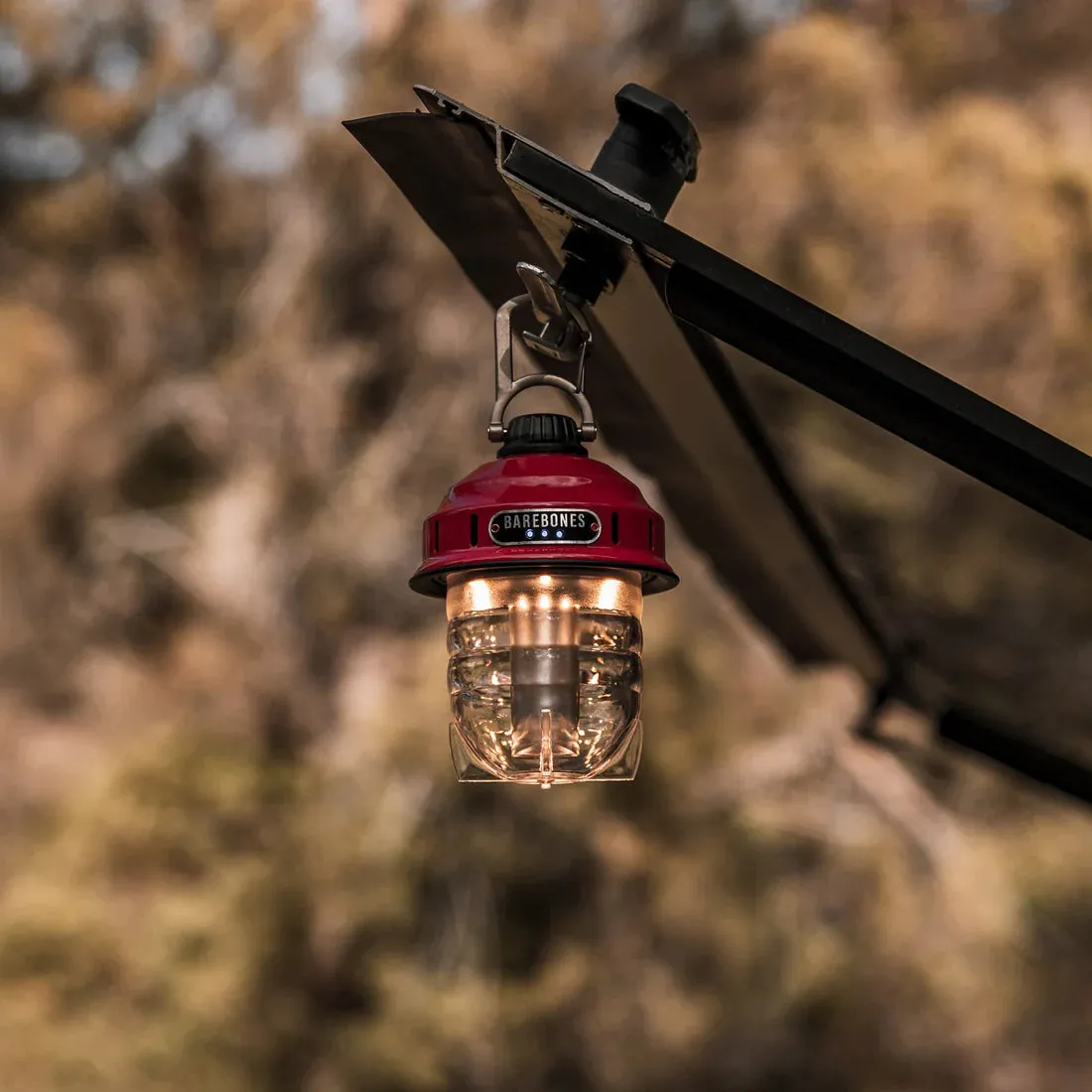 Barebones Beacon Hanging Lantern Red