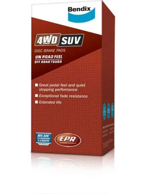 Bendix DB1906-4WD Brake Pads for 4WDs and SUVs