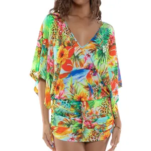 BIRDS OF PARADISE - Cabana V Neck Dress