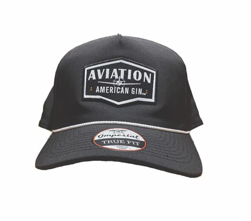 Black "Shield" Rope Hat