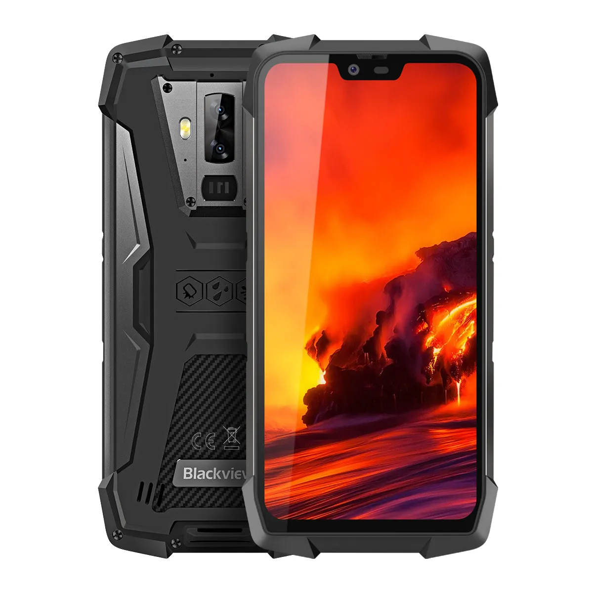 Blackview BV9700 Pro Waterproof IP68 Outdoor Smartphone Helio P70 6GB 128GB Android 9.0 Without Night Vision Camera