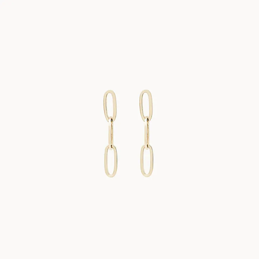 Bluboho Inseparable Chain Earrings
