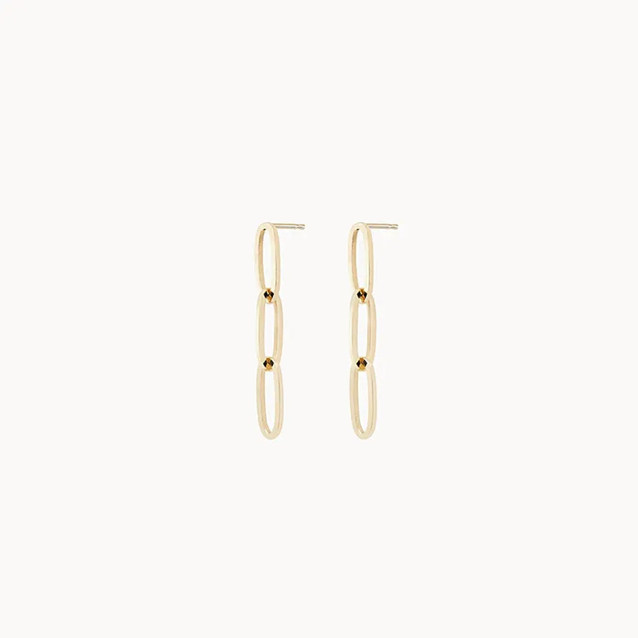Bluboho Inseparable Chain Earrings