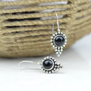 Bohemian Black Onyx Earrings