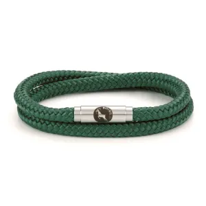 Boing Sea Green Double Wrap Stainless Steel Clasp Bracelet