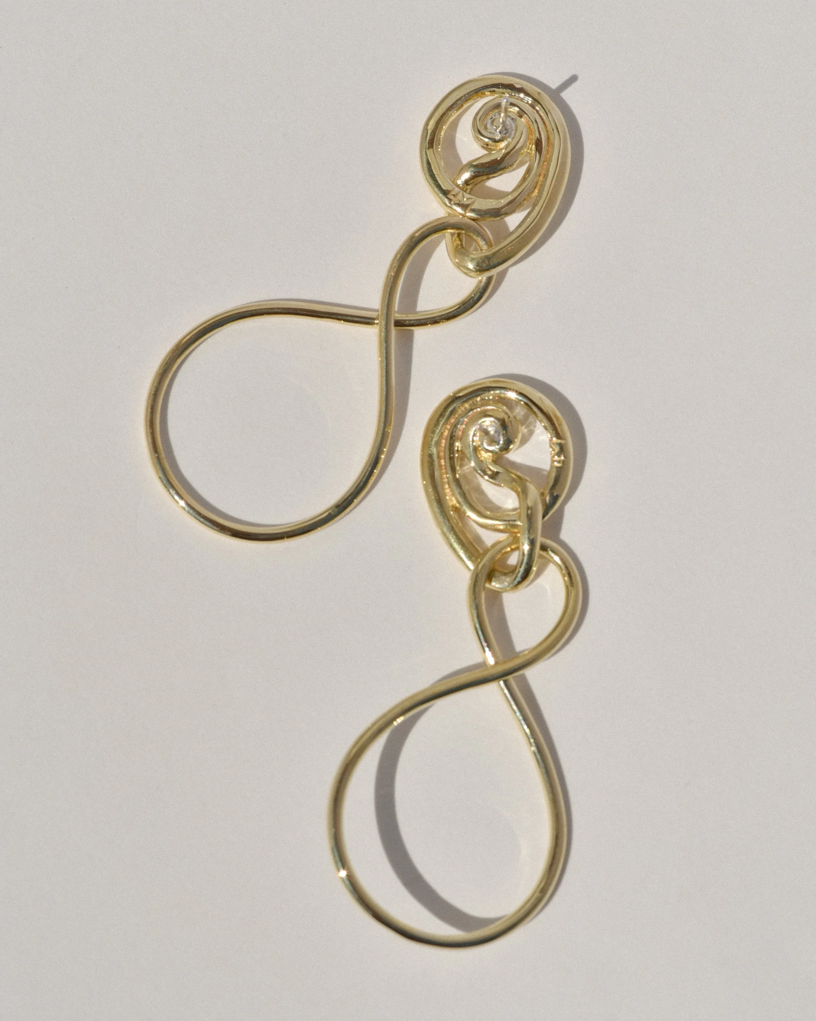 Brass Orso Hoops