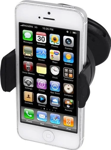 BROOKSTONE IN CAR SOFT GRIP DEVICE HOLDER