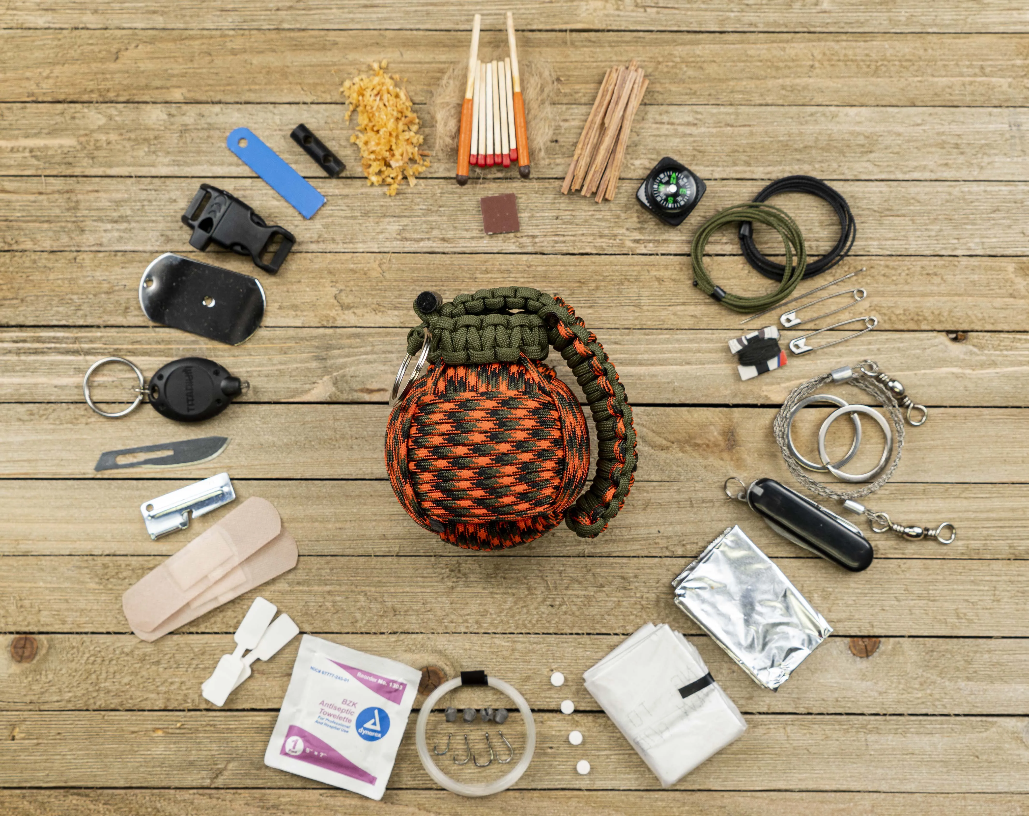 Bug Out Frag Advanced Paracord Survival Kit (Open Season)
