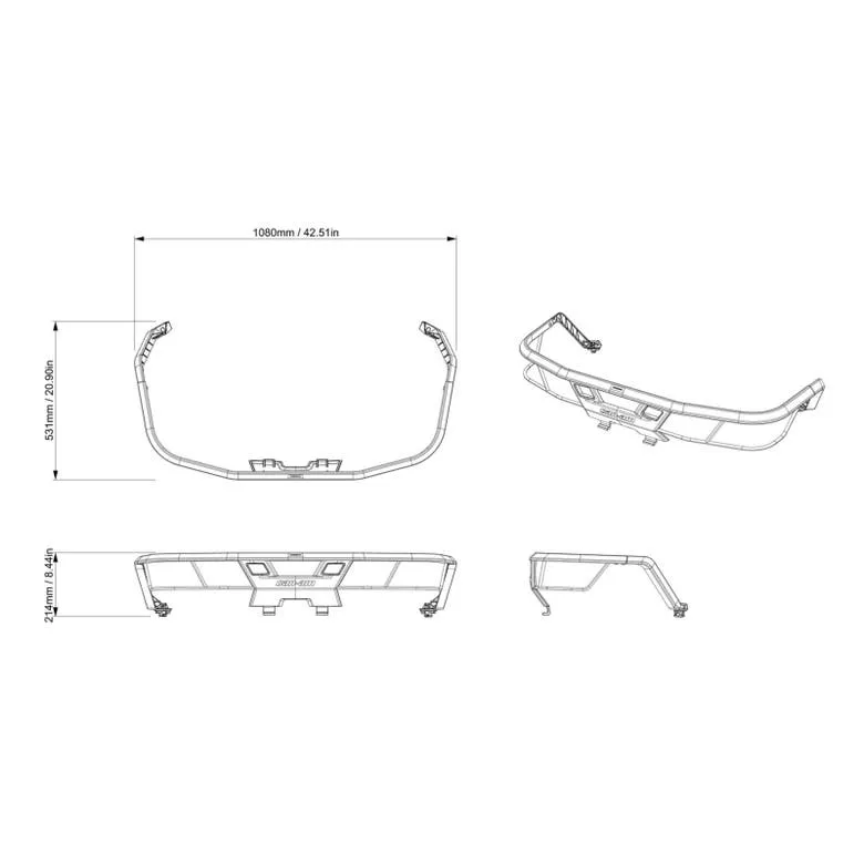 Can-Am LinQ Rear Rack Extension ｜ G3 (Except XMR)