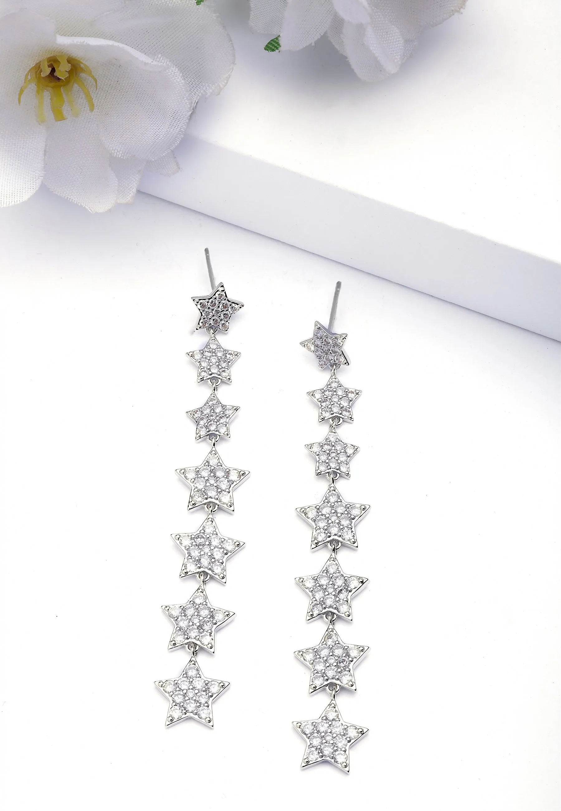 Celestial Long Dangle Earrings