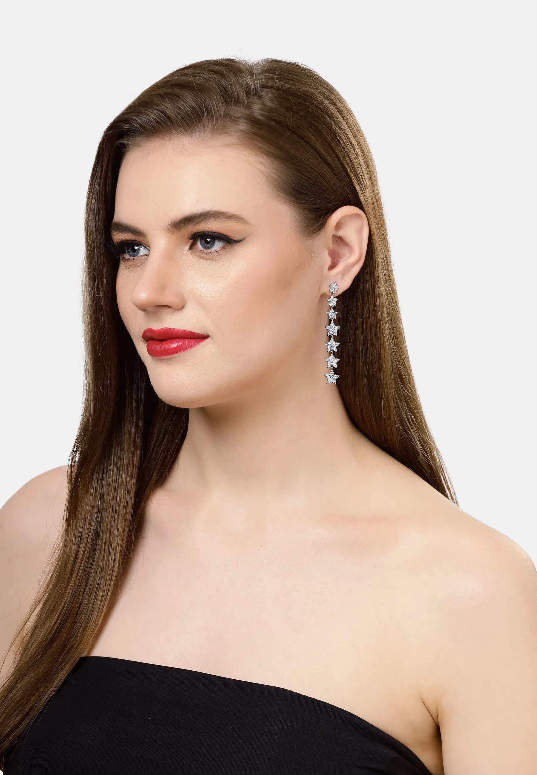 Celestial Long Dangle Earrings
