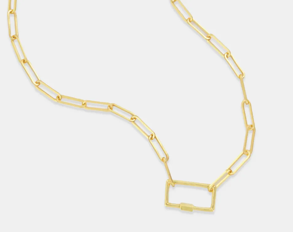 Chain Link Gold Necklace