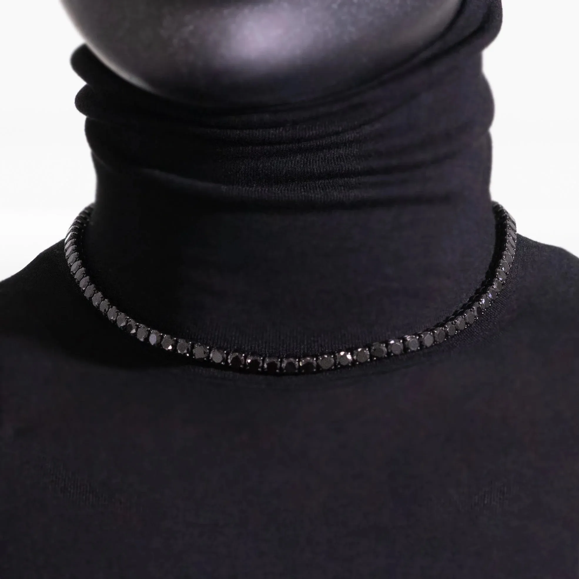 Chito Black Diamanté Choker