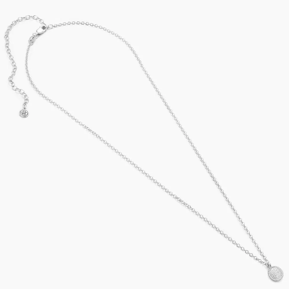 Circle Rope Pendant Necklace