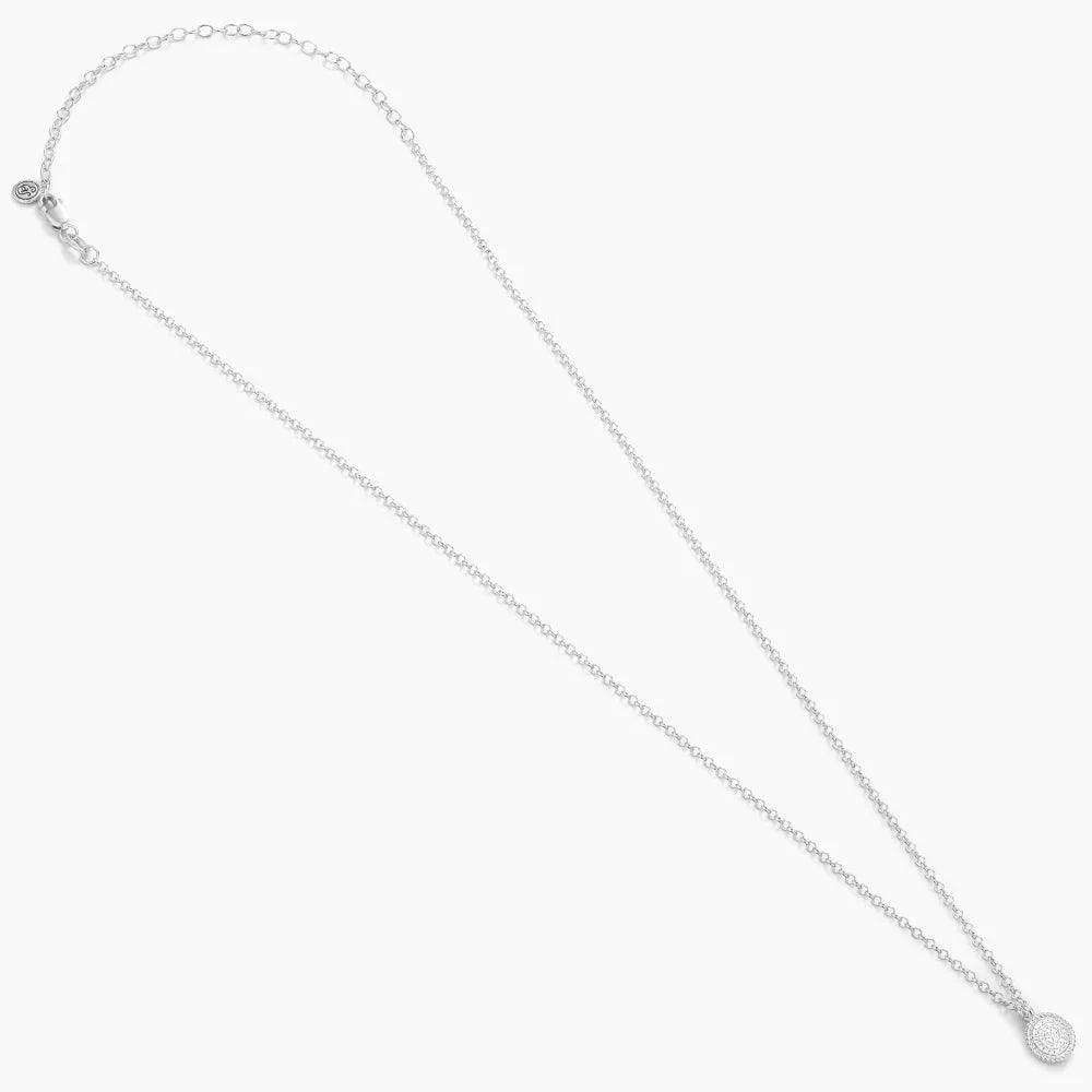 Circle Rope Pendant Necklace