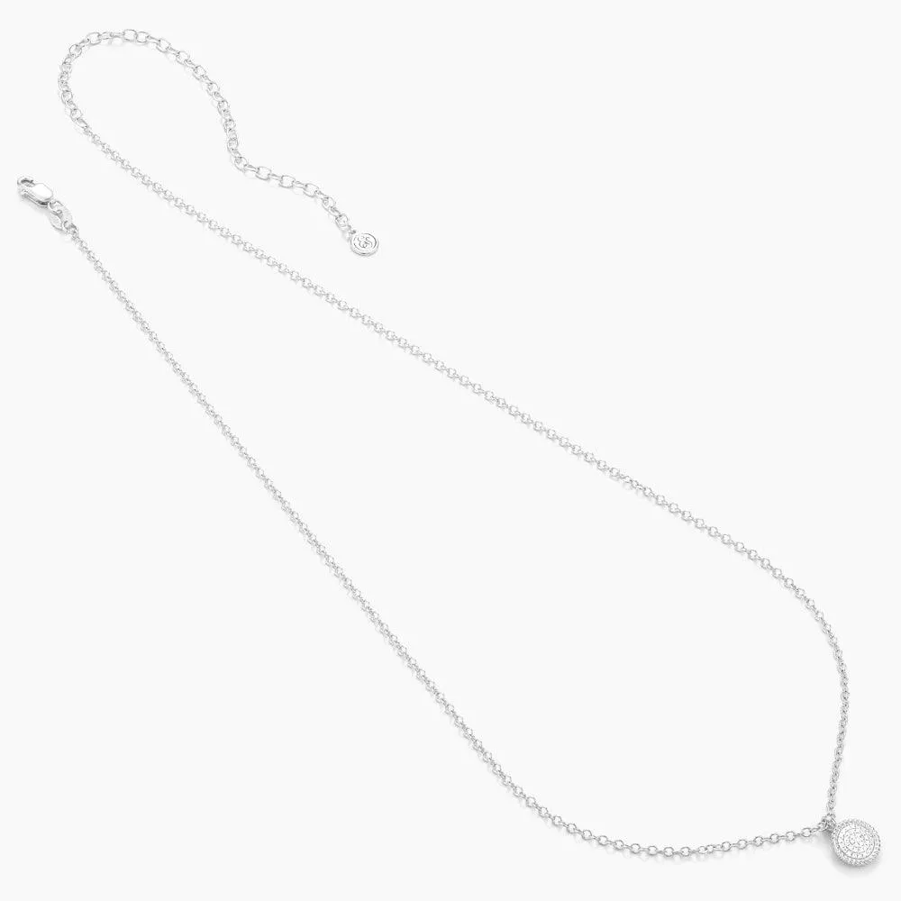 Circle Rope Pendant Necklace