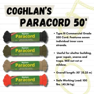 Coghlan's Paracord 50'