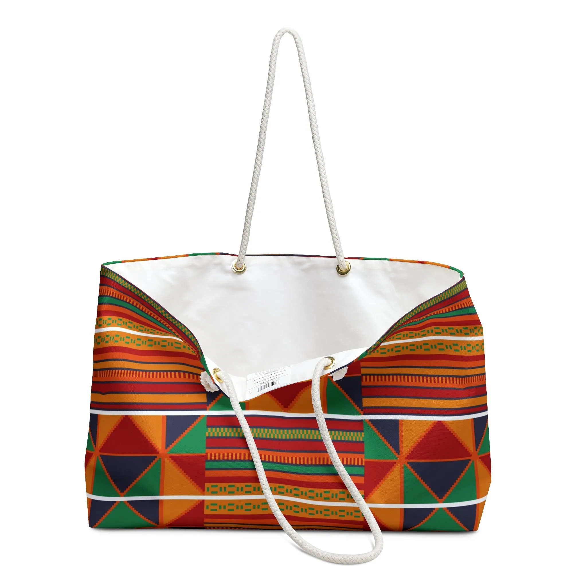Colorful Geometric Weekender Bag for Travel & Adventure
