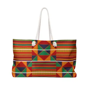Colorful Geometric Weekender Bag for Travel & Adventure