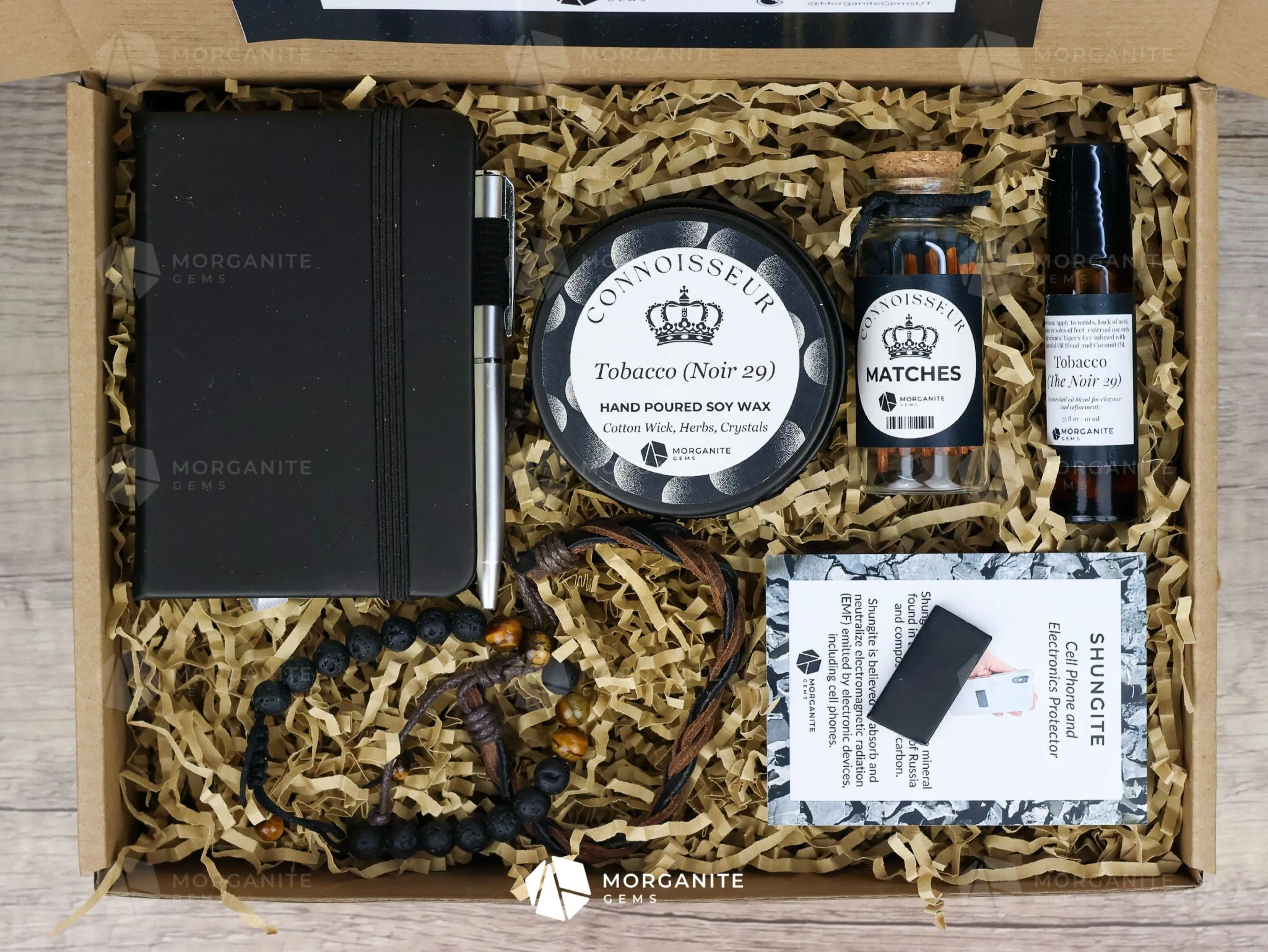 Connoisseur Gift Box for Men (Black Tin Candle)