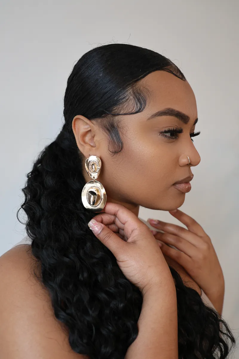 Cowgirl Hat Earrings