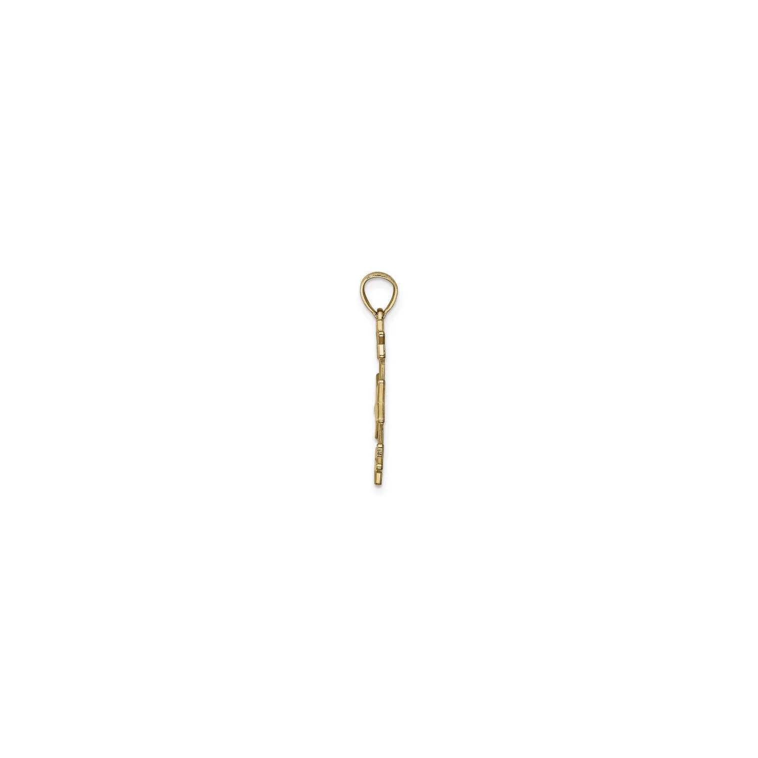 Curvy Stars Trail Pendant (14K)