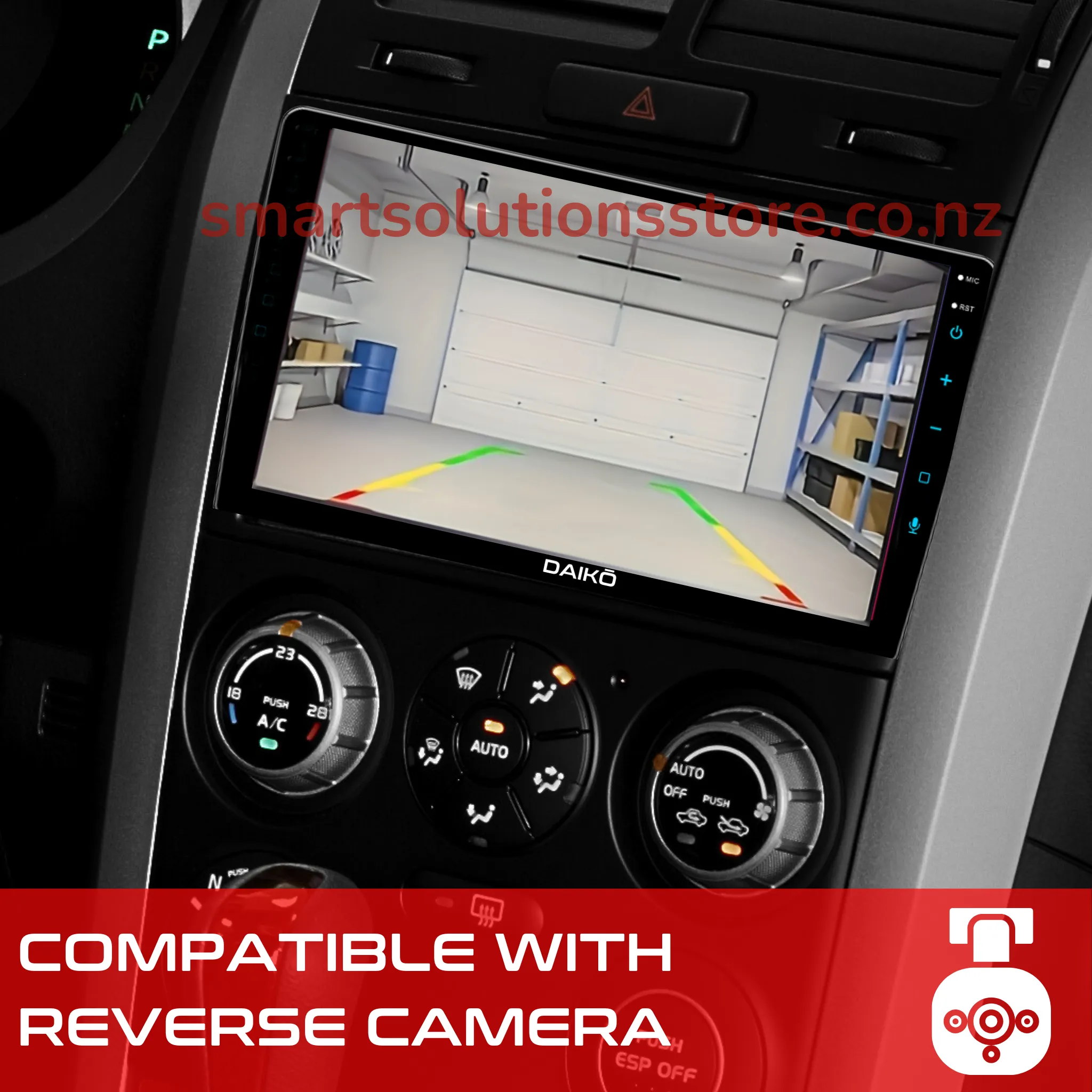 Daiko Multimedia Unit Wireless Carplay Android Auto For Nissan X-Trail 2008-2012